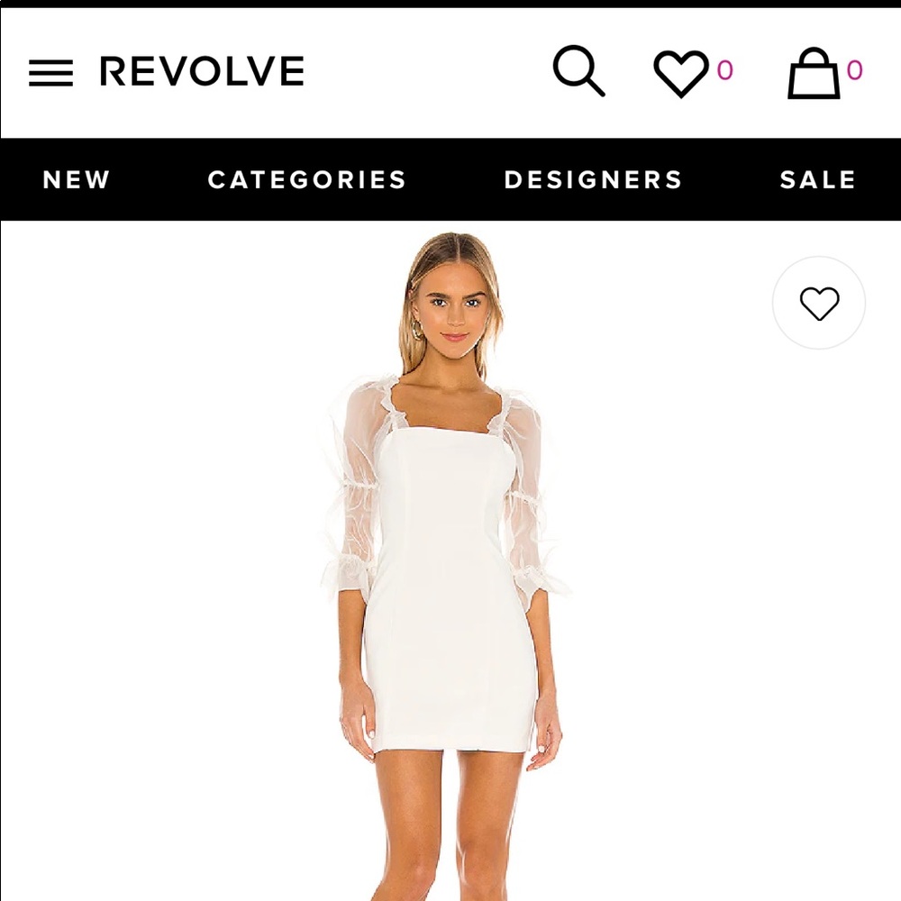 Amanda Uprichard White Tia Dress